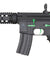 Airsoft Gun Lancer Tactical Gen 2 M4 SD Carbine Airsoft AEG Rifle with Mock Suppressor (Color: Black / Green)