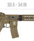 Lancer Tactical Airsoft Rifle Gun 370 - 395 FPS M4 SD Proline Series 9" Rail Airsoft AEG - TAN