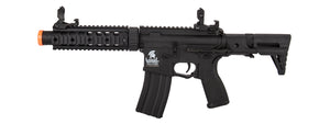 Lancer Tactical LT-15SBDL-G2 Gen 2 AEG Rifle w/ PDW Stock and Short Silencer (Black)