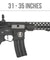 Lancer Tactical Airsoft Rifle Gun 330 - 349 FPS ProLine Series M4 Carbine 10" AEG - BLACK