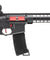 Lancer Tactical Gen 3 10" Keymod Airsoft Rifle Gun M4 Carbine AEG Rifle with Red Accents (Color: Black)