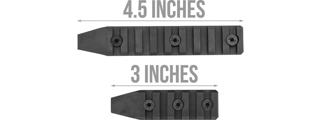 Lancer Tactical Keymod Rail Panels for LT-19 M4 Carbine, 3 pcs Airsoft Accessories Gun