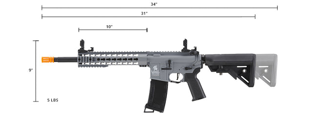 thumbnail image 2 of Lancer Tactical Gen 3 M4 Airsoft AEG Rifle - Tan 10 Inch Keymod, 380-400 FPS 2 of 14