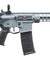 Lancer Tactical Gen 3 10" KeyMod M4 Carbine Airsoft AEG Rifle with Delta Stock (Color: Grey)