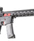 Lancer Tactical Gen 3 M4 SPR Interceptor Airsoft AEG Rifle Gun with Red Accents (Color: Black)