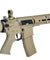Lancer Tactical Airsoft Rifle Gun 370 - 395 FPS Hybrid Gen 2 M4 SPR "Interceptor" Airsoft AEG (TAN)