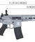 Lancer Tactical ProLine M4 SPR Interceptor Airsoft AEG Rifle Gun (Color: Gray)