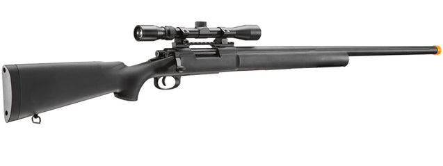 Airsoft Gun Lancer Tactical Airsoft M24 Bolt Action Sniper Rifle w/ Scope (Color: Black)