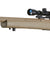Lancer Tactical High FPS M24 Bolt Action Spring Powered Sniper Rifle w/ Scope (Color: Tan)