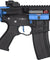 Lancer Tactical LT-29BACNL-G2-ME Enforcer Skeleton (Black and Navy Blue)