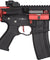 Lancer Tactical LT-29BACRL-G2-ME Enforcer Skeleton AEG (Black and Red)