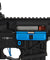 Lancer Tactical Airsoft Gun 330 - 350 FPS Enforcer NEEDLETAIL Skeleton AEG - BLACK + NAVY BLUE