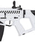 Lancer Tactical Low FPS Enforcer Needletail Skeleton M4 AEG Rifle with Alpha Stock (Color: White & Black)