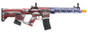 Lancer Tactical Enforcer BLACKBIRD AEG Rifle w/ Alpha Stock (Cerakote Color: Stars & Stripes)