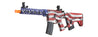 Lancer Tactical Enforcer BLACKBIRD AEG Rifle w/ Alpha Stock (Cerakote Color: Stars & Stripes)