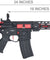Lancer Tactical Airsoft Gun 330 - 350 FPS Enforcer BLACKBIRD Skeleton AEG - BLACK/RED