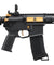 Lancer Tactical Gen 3 Hellion 7" M-LOK Airsoft AEG Rifle w/ Crane Stock (Color: Black & Gold)