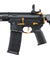 Lancer Tactical Gen 2 Hellion M-LOK 7" Airsoft M4 AEG (Color: Black & Gold)