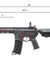 Lancer Tactical Gen 3 Hellion 7" M-LOK Airsoft AEG Rifle w/ Crane Stock (Color: Black & Red)