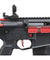 Lancer Tactical Gen 3 Hellion 7" M-LOK Airsoft AEG Rifle w/ Crane Stock (Color: Black & Red)