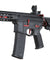 Lancer Tactical Gen 2 Hellion M-LOK 7" Airsoft M4 AEG Core Series (Color: Black & Red)(No Battery and Charger)