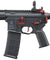 Lancer Tactical Gen 2 Hellion M-LOK 7" Airsoft M4 AEG Core Series (Color: Black & Red)(No Battery and Charger)