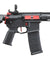 Lancer Tactical Gen 2 Hellion M-LOK 7" Airsoft M4 AEG (Color: Black & Red)