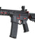 Lancer Tactical Gen 2 Hellion M-LOK 7" Airsoft M4 AEG (Color: Black & Red)