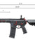 Lancer Tactical Gen 2 Hellion M-LOK 7" Airsoft M4 AEG (Color: Black & Red)