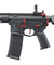 Lancer Tactical Gen 2 Hellion M-LOK 7" Airsoft M4 AEG (Color: Black & Red)