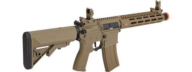 Lancer Tactical LT-32TA10-G2-E M4 SPC Hybrid 10" ETU AEG Rifle (Tan)