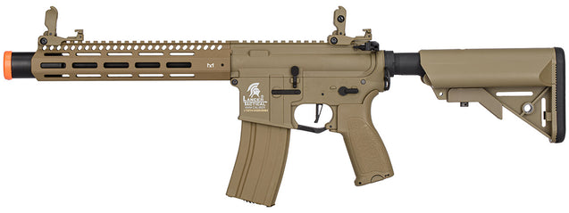 Lancer Tactical LT-32TA10-G2-E M4 SPC Hybrid 10" ETU AEG Rifle (Tan)
