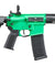 Lancer Tactical Gen 2 Hellion M-LOK 7" Airsoft M4 AEG (Color: Green & Black)