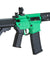 Lancer Tactical Gen 2 Hellion M-LOK 7" Airsoft M4 AEG (Color: Green & Black)