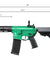 Lancer Tactical Gen 2 Hellion M-LOK 7" Airsoft M4 AEG (Color: Green & Black)