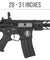 Lancer Tactical Airsoft Rifle Gun 370 - 390 FPS ProLine BATTLE HAWK Airsoft AEG - BLACK