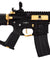 Lancer Tactical Airsoft Gun 370 - 395 FPS Enforcer BATTLE HAWK 7" Skeleton AEG w/ Alpha Stock - GOLD