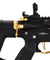 Lancer Tactical Airsoft Gun 370 - 395 FPS Enforcer BATTLE HAWK 7" Skeleton AEG w/ Alpha Stock - GOLD