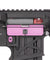 Lancer Tactical Airsoft Gun 370 - 395 FPS Enforcer BATTLE HAWK 7" Skeleton AEG - BLACK/PURPLE