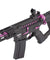Lancer Tactical Airsoft Gun 370 - 395 FPS Enforcer BATTLE HAWK 7" Skeleton AEG - BLACK/PURPLE