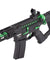 Lancer Tactical Airsoft Gun 370 - 395 FPS Enforcer BATTLE HAWK 7" Skeleton AEG - BLACK/GREEN