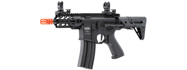 Lancer Tactical Enforcer Gen 2 Battle Hawk 4" PDW AEG Airsoft Gun (Color: Black)