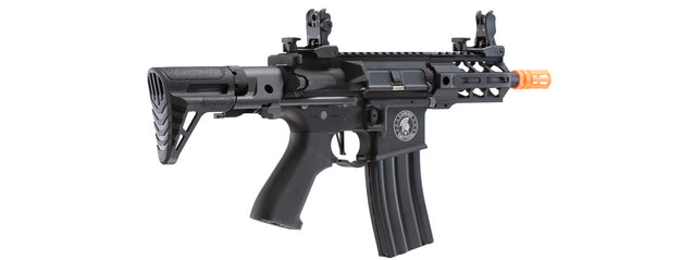 Lancer Tactical Enforcer Gen 2 Battle Hawk 4" PDW AEG Airsoft Gun (Color: Black)