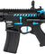 Airsoft Gun Lancer Tactical Enforcer Gen 2 Battle Hawk 4" PDW AEG (Color: Black / Blue)