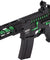 Lancer Tactical ProLine Battle Hawk 7" PDW Skeleton AEG [HIGH FPS] (BLACK/GREEN)
