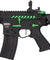 Lancer Tactical ProLine Battle Hawk 7" PDW Skeleton AEG [HIGH FPS] (BLACK/GREEN)