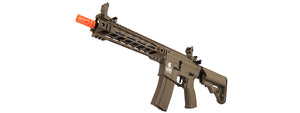 Lancer Tactical Airsoft Rifle Gun 370 - 395 FPS Enforcer Hybrid Gen 2 BATTLE HAWK AEG (TAN)