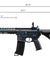 Lancer Tactical Gen 3 Archon 9" M-LOK M4 Airsoft Rifle w/ Delta Stock (Color: Black & Blue)