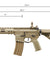 Lancer Tactical Archon 9" M-LOK Proline Series M4 Airsoft Rifle w/ Delta Stock (Color: Tan)