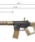 Lancer Tactical Archon 14" M-LOK Proline Series M4 Airsoft Rifle w/ Alpha Stock (Color: Two-Tone)